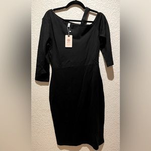 NWT Moyabo Black Classy Dress Size L